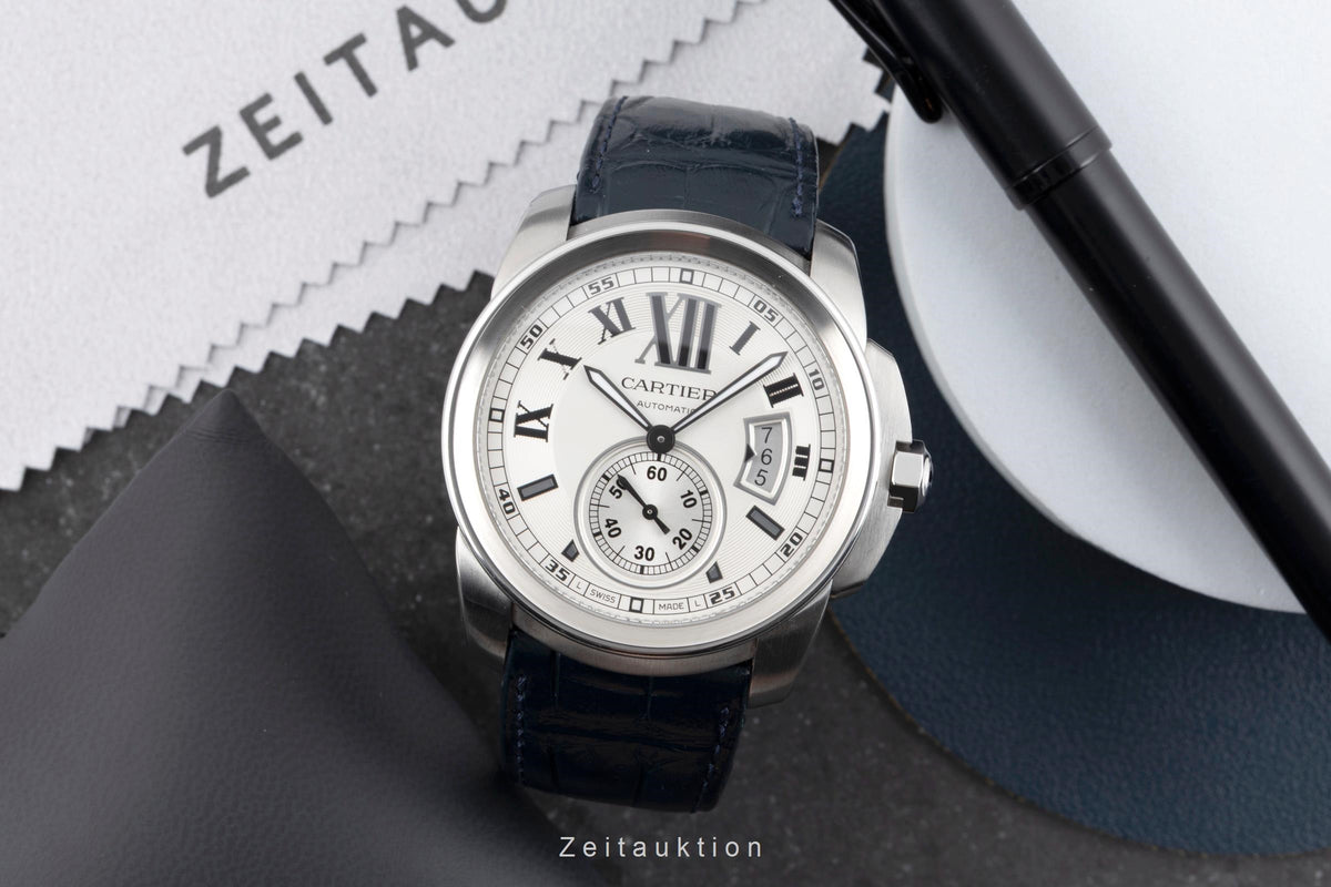 Cartier Calibre de Cartier acero automático reloj para caballeros W7100015, 3389  [2606030]