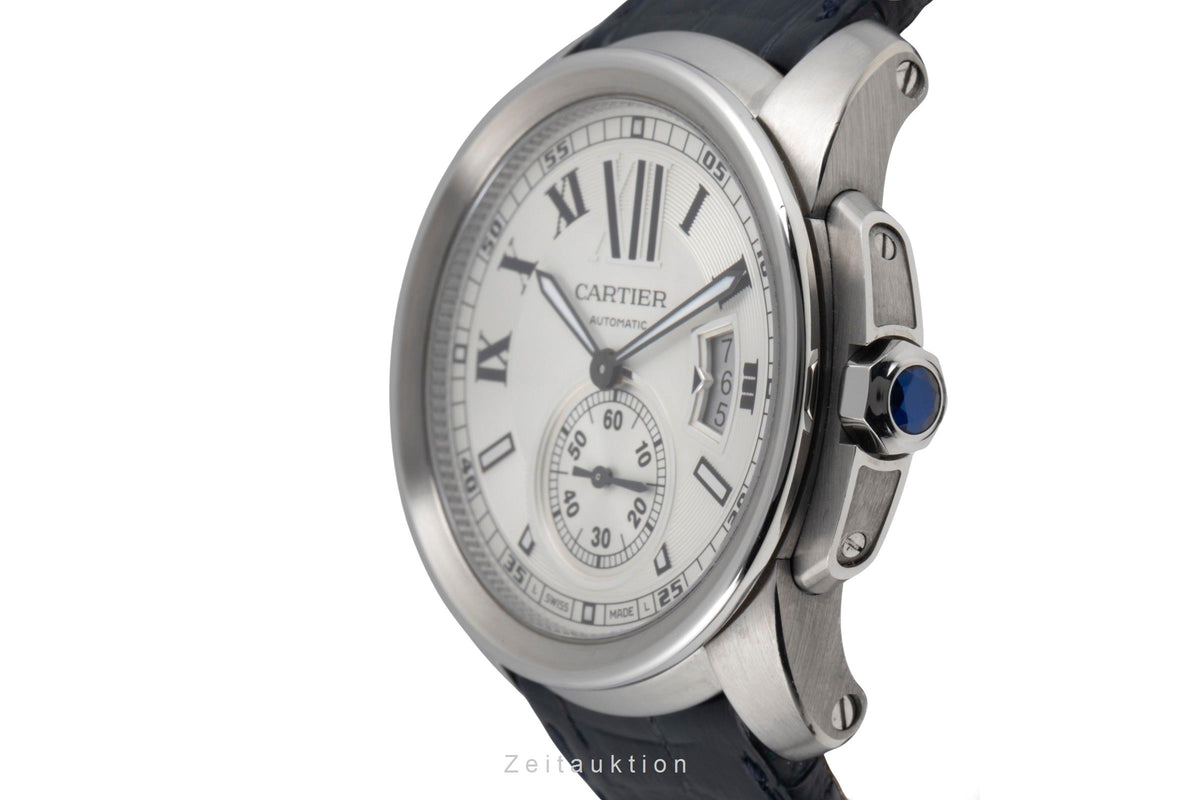 Cartier Calibre de Cartier acero automático reloj para caballeros W7100015, 3389  [2606030]