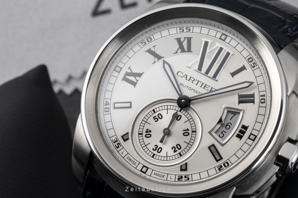 Cartier Calibre de Cartier acero automático reloj para caballeros W7100015, 3389  [2606030]