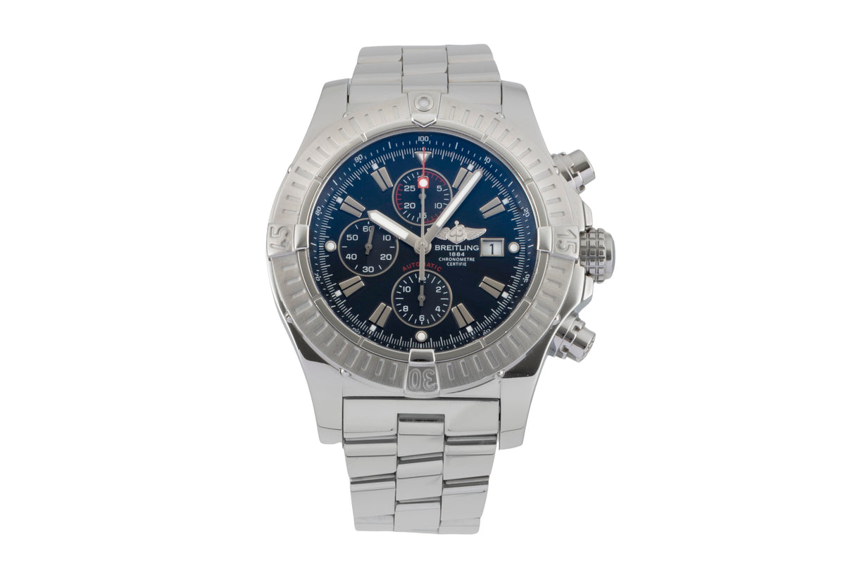 Breitling Super Avenger chronograph steel automatic men's watch A13370  [2606035]