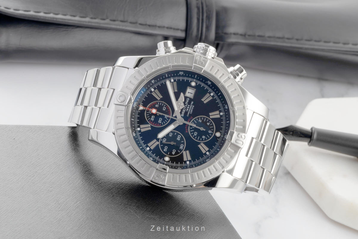 Breitling Super Avenger chronograph steel automatic men's watch A13370  [2606035]