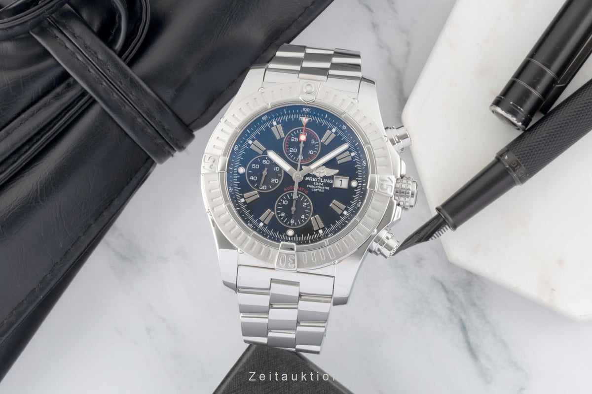 Breitling Super Avenger chronograph steel automatic men's watch A13370  [2606035]