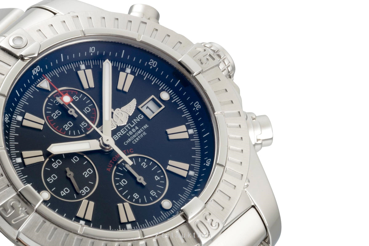 Breitling Super Avenger chronograph steel automatic men's watch A13370  [2606035]