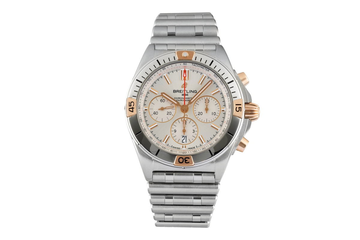 Breitling Chronomat chronograph steel / gold automatic men's watch IB0134101G1A1 LP: 11050EUR  [2606036]