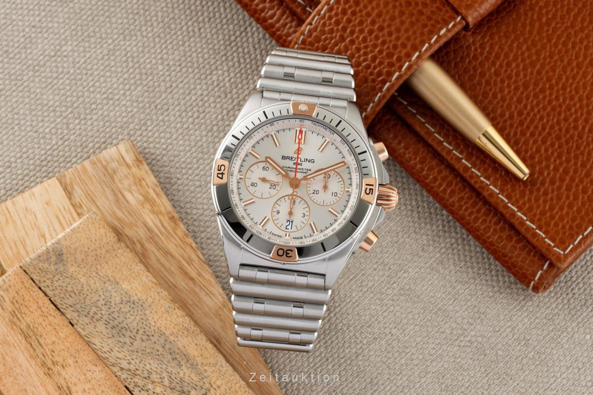 Breitling Chronomat cronografo acciaio / oro automatismo orologio da uomo IB0134101G1A1 LP: 11050EUR  [2606036]