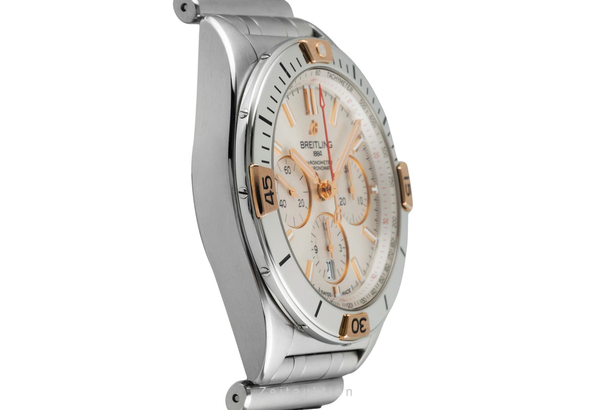 Breitling Chronomat cronografo acciaio / oro automatismo orologio da uomo IB0134101G1A1 LP: 11050EUR  [2606036]