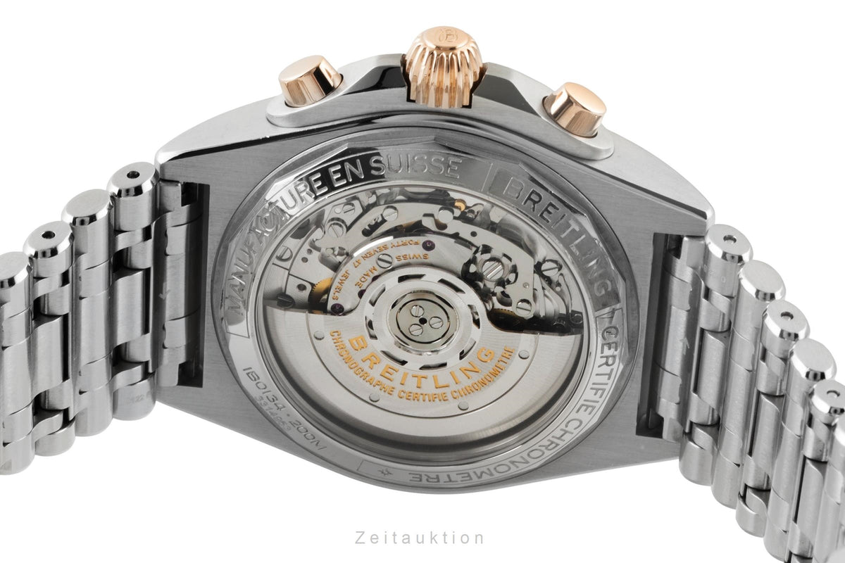 Breitling Chronomat cronografo acciaio / oro automatismo orologio da uomo IB0134101G1A1 LP: 11050EUR  [2606036]