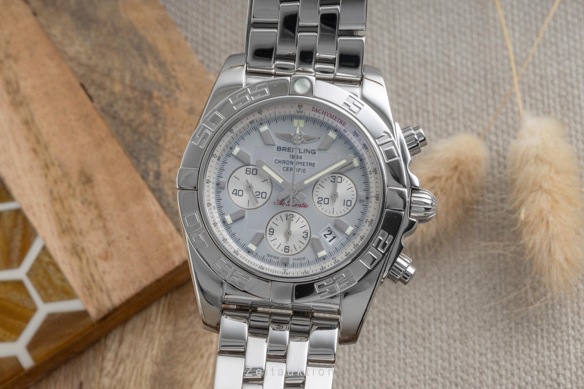 Breitling Chronomat chronograph steel automatic men's watch AB011012/G685  [2606039]