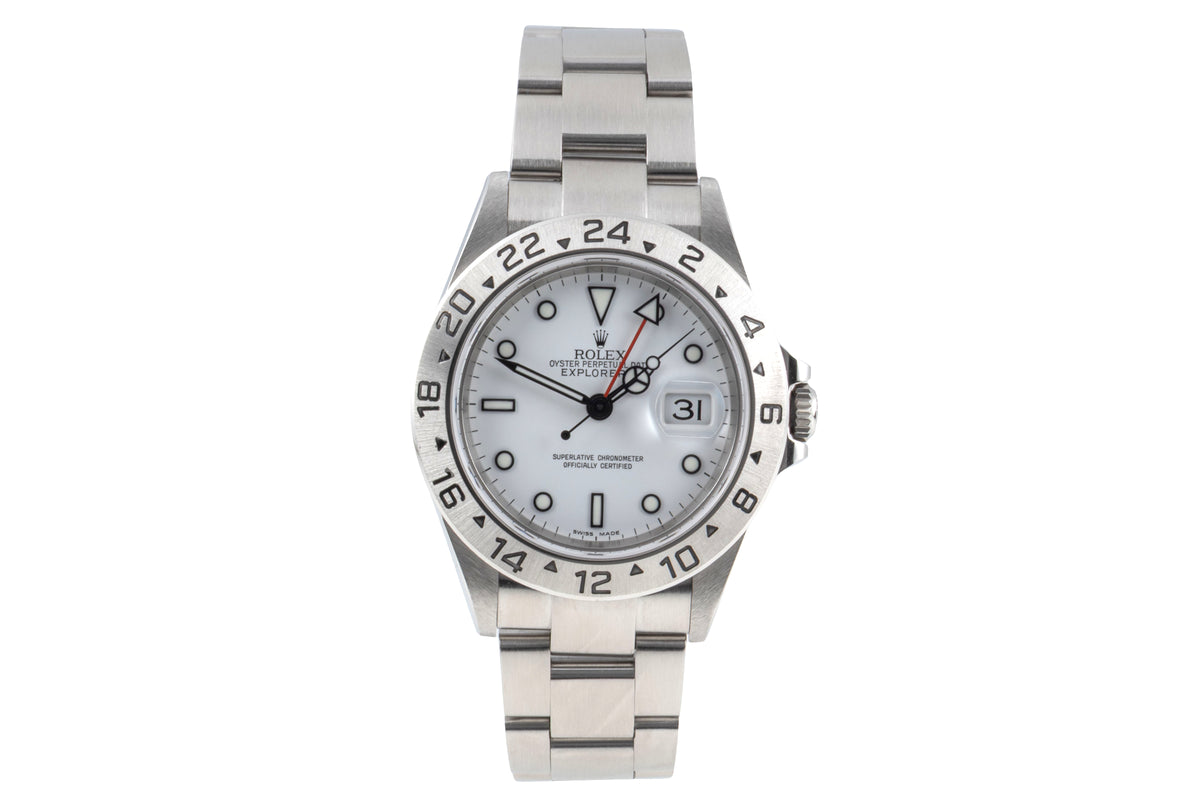 Rolex Explorer II steel automatic men's watch 16570T  [2606040]