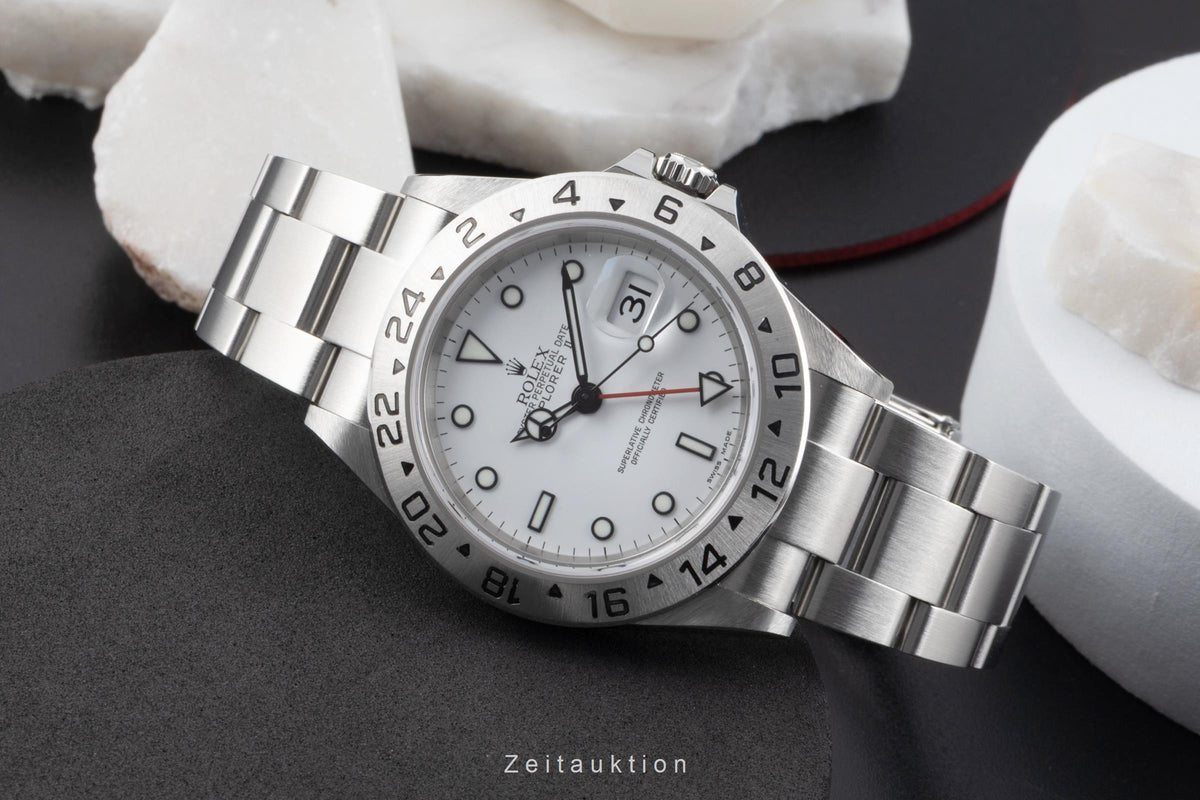 Rolex Explorer II steel automatic men's watch 16570T  [2606040]