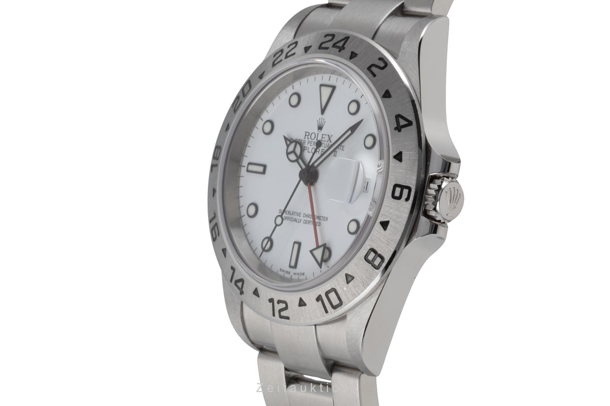 Rolex Explorer II steel automatic men's watch 16570T  [2606040]