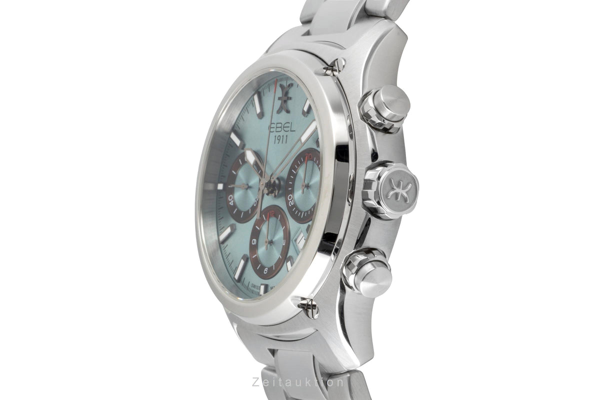 Ebel 1911 chronographe acier automatique montre pour hommes 1216680  08.2.14.2055 LP: 3950EUR  [2606043]