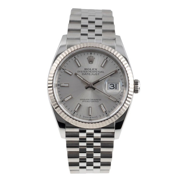 Rolex Datejust acero / oro blanco automático reloj para caballeros 126234  [2606044]
