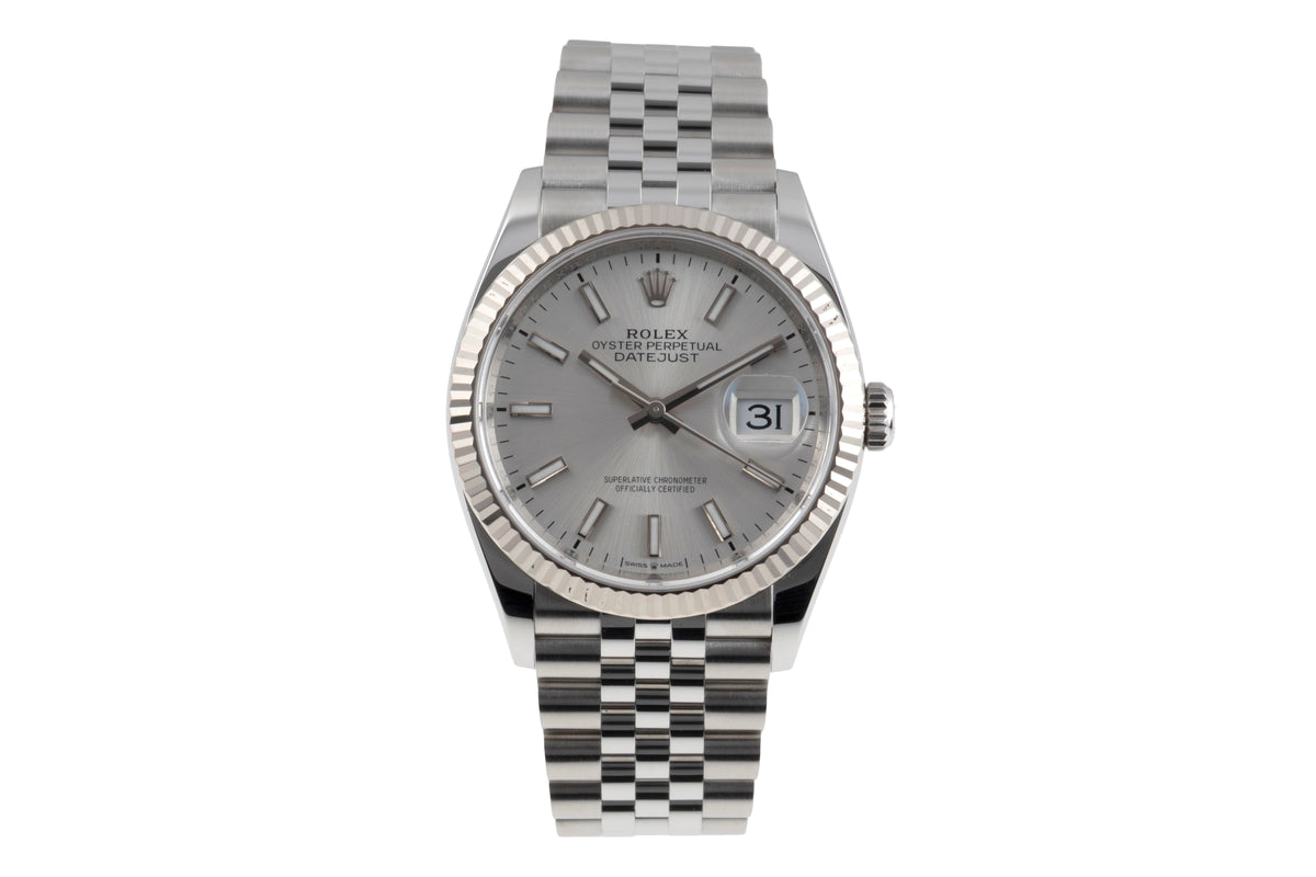 Rolex Datejust steel / white gold automatic men's watch 126234  [2606044]