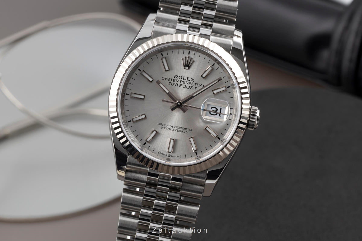 Rolex Datejust acero / oro blanco automático reloj para caballeros 126234  [2606044]