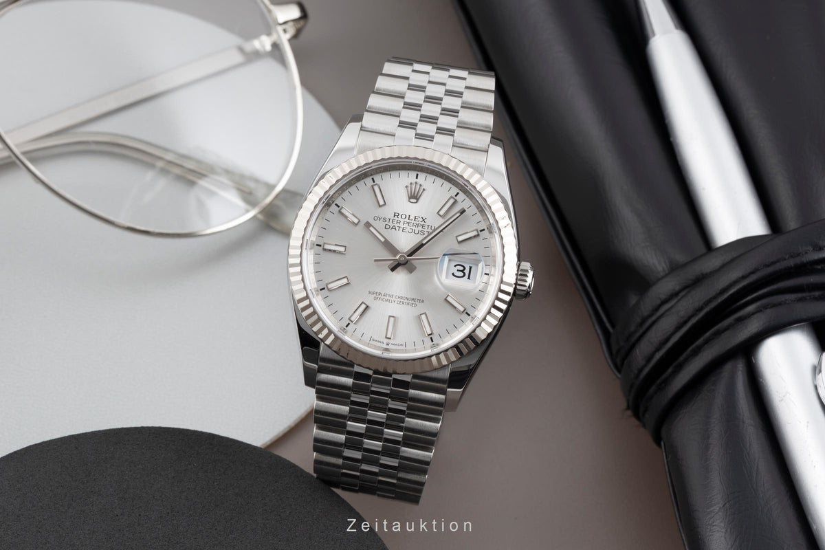 Rolex Datejust acero / oro blanco automático reloj para caballeros 126234  [2606044]