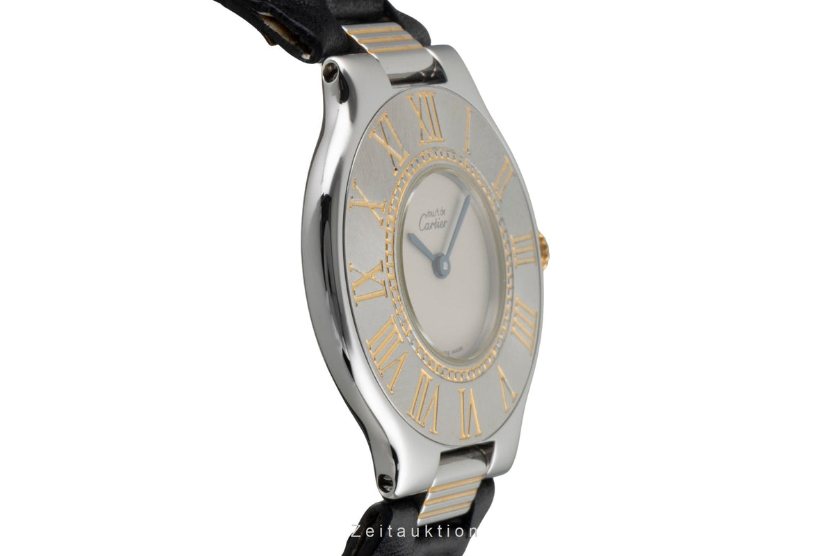 Cartier Ligne 21 gilt / steel quartz women's watch 123000P  [2606045]