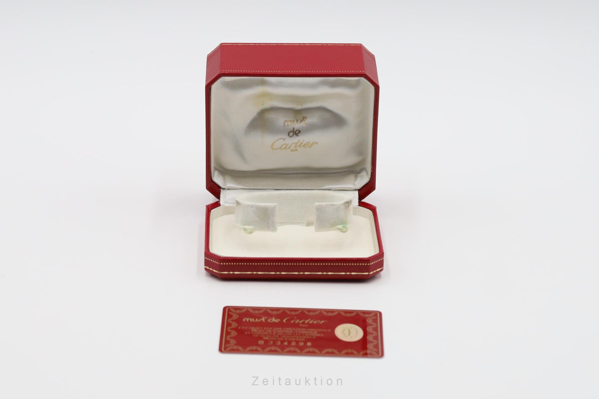 Cartier Tank plata banada en oro cuarzo reloj para damas  681006  [2606046]
