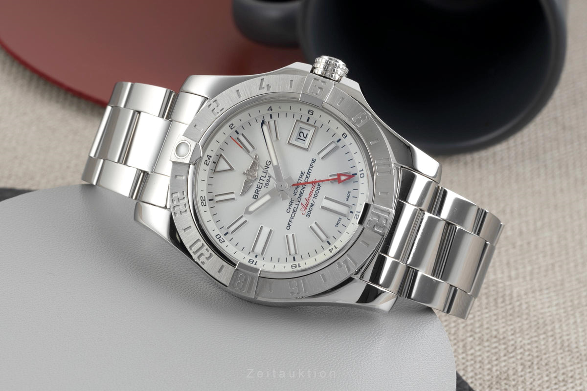 Breitling Avenger II GMT steel automatic men's watch A3239011/G778  [2606053]