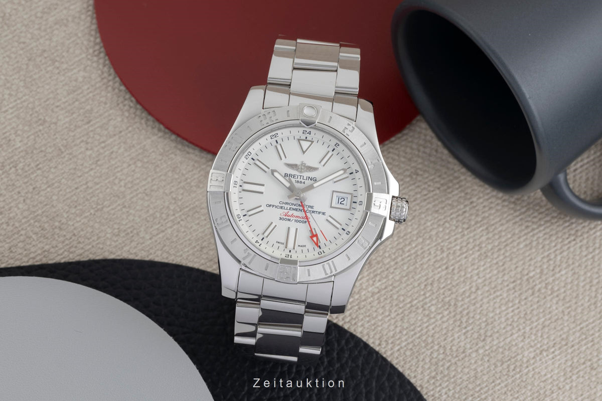 Breitling Avenger II GMT steel automatic men's watch A3239011/G778  [2606053]