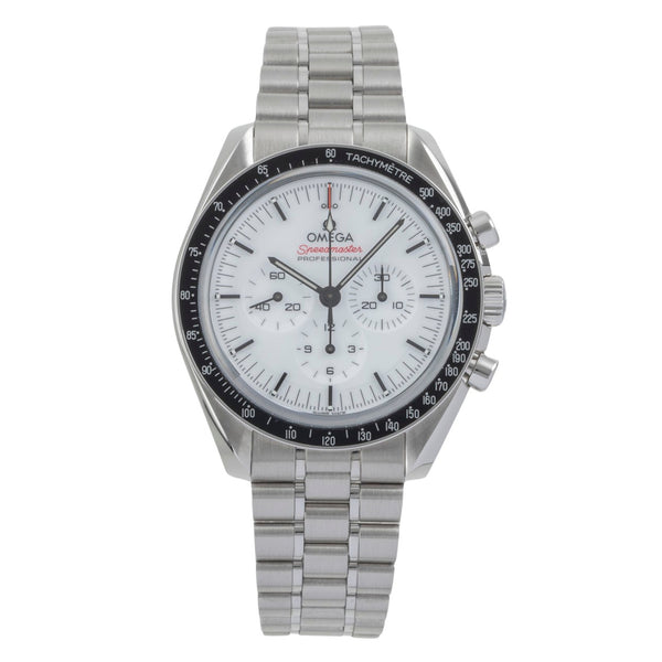 Omega Speedmaster Moonwatch cronografo acciaio carica manuale orologio da uomo 310.30.42.50.04.001 LP: 8800EUR  [2606056]