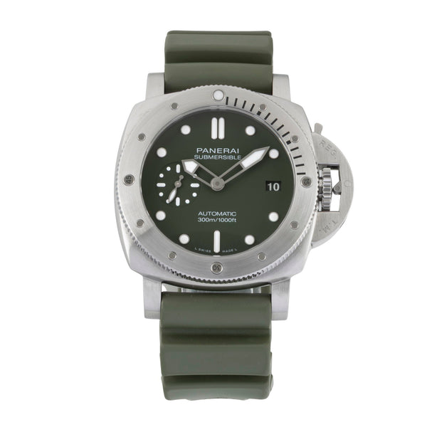 Panerai Submersible steel automatic men's watch PAM01055  [2606057]