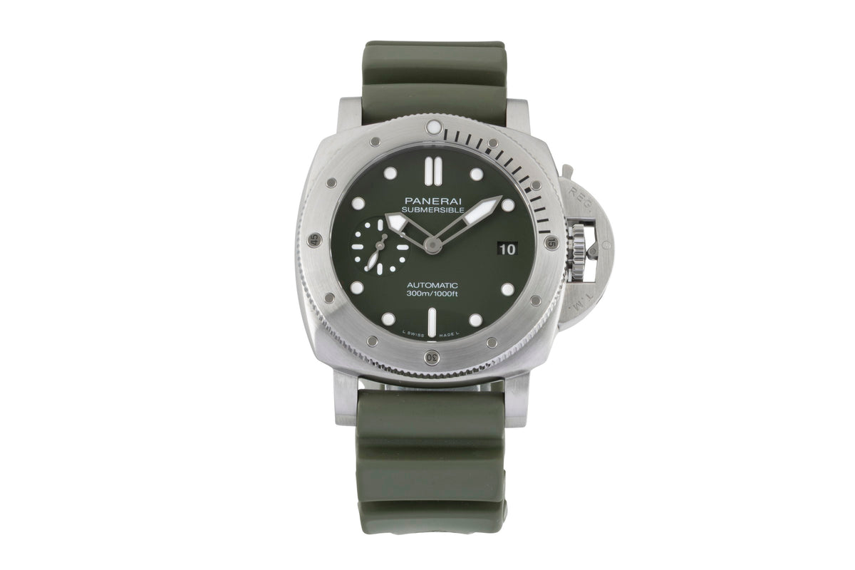 Panerai Submersible steel automatic men's watch PAM01055  [2606057]