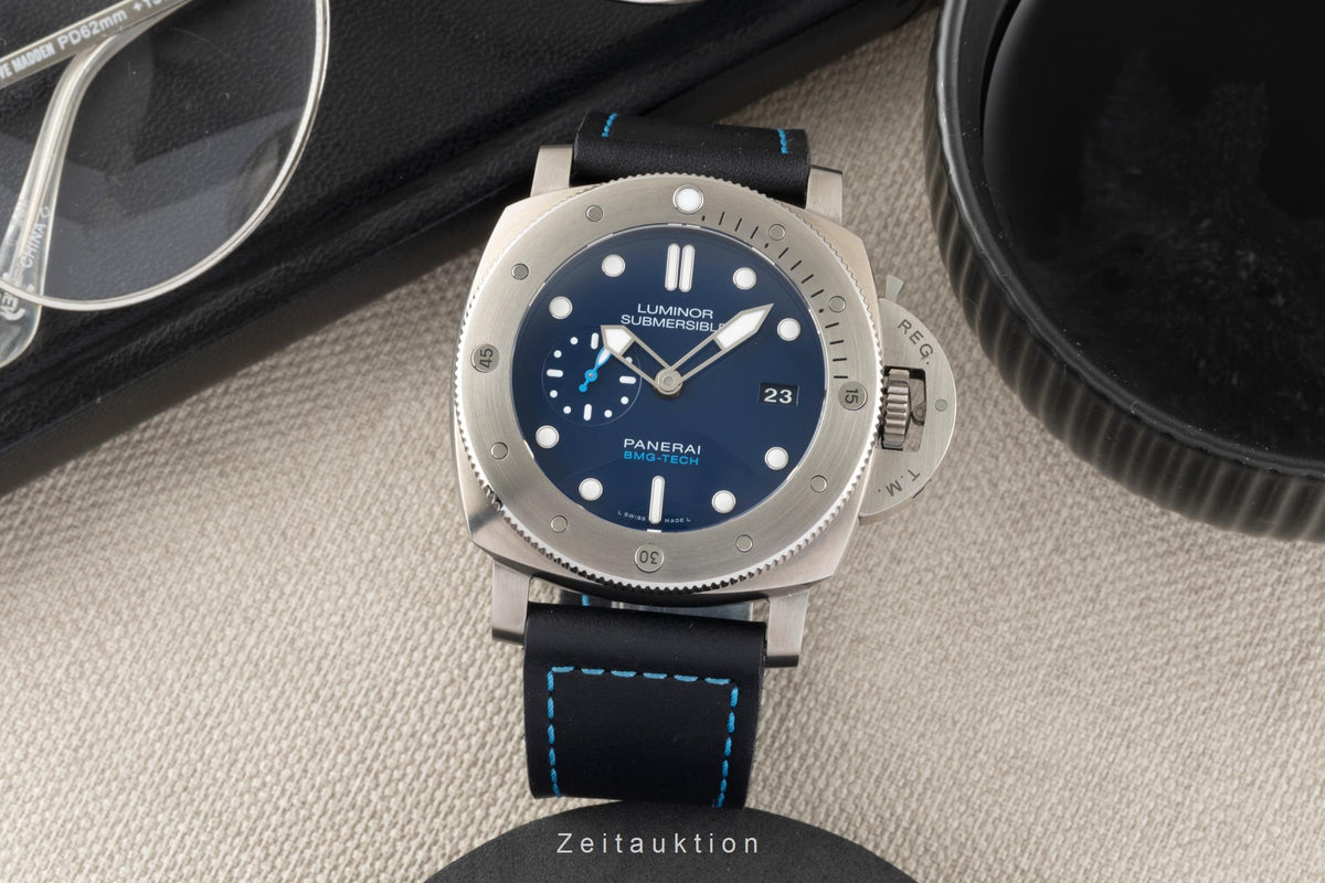 Panerai Submersible titanio automático reloj para caballeros PAM00692 LP: 15100EUR  [2606059]