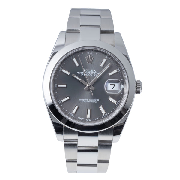 Rolex Datejust steel automatic men's watch 126300  [2606066]