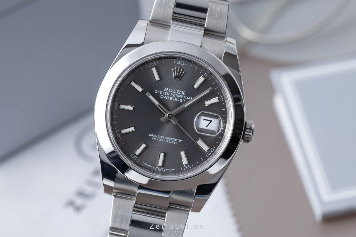 Rolex Datejust steel automatic men's watch 126300  [2606066]