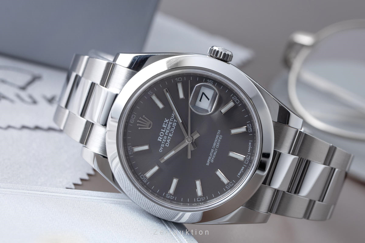 Rolex Datejust steel automatic men's watch 126300  [2606066]
