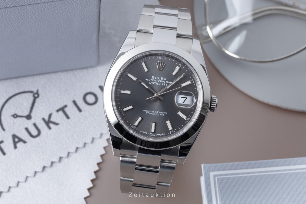 Rolex Datejust steel automatic men's watch 126300  [2606066]
