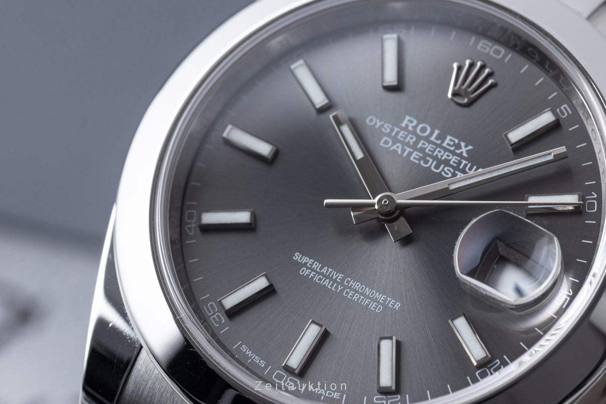 Rolex Datejust steel automatic men's watch 126300  [2606066]