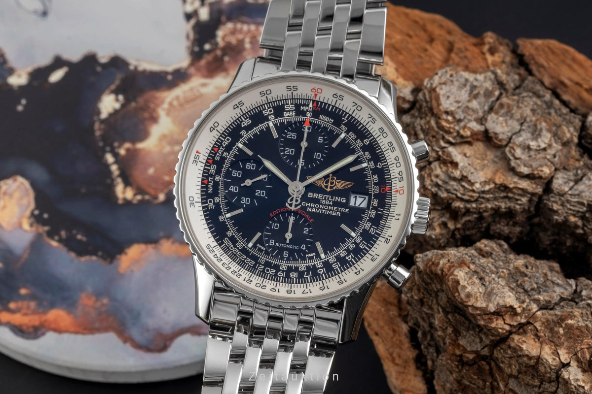 Breitling Navitimer cronografo acciaio automatismo orologio da uomo A13324  [2606067]