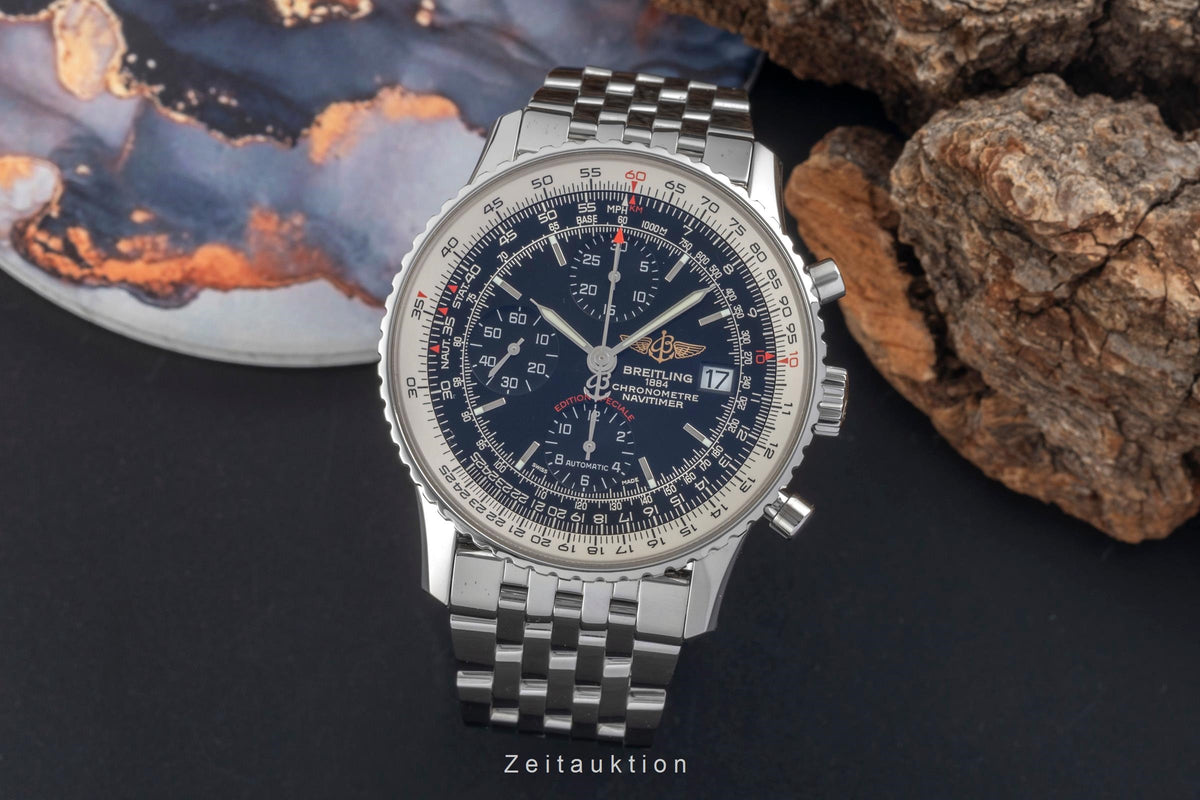 Breitling Navitimer cronografo acciaio automatismo orologio da uomo A13324  [2606067]