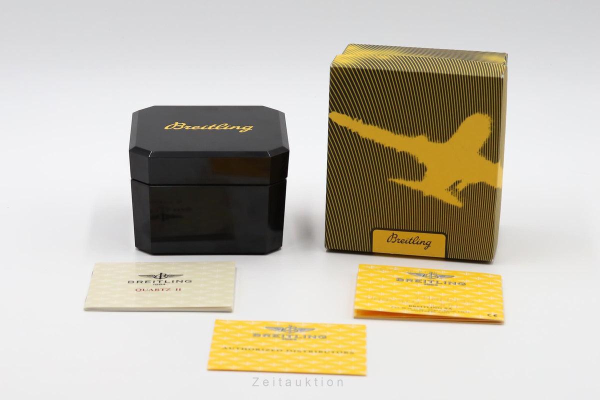 Breitling Wings Blue Dial Datum Lady Edelstahl / Gold Damenuhr Ref. B67050  [2606069]
