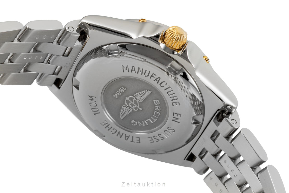Breitling Wings Blue Dial Datum Lady Edelstahl / Gold Damenuhr Ref. B67050  [2606069]