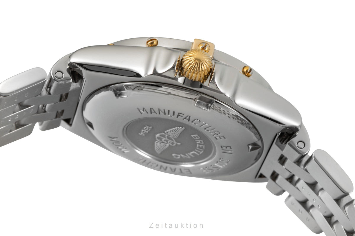 Breitling Wings Blue Dial Datum Lady Edelstahl / Gold Damenuhr Ref. B67050  [2606069]