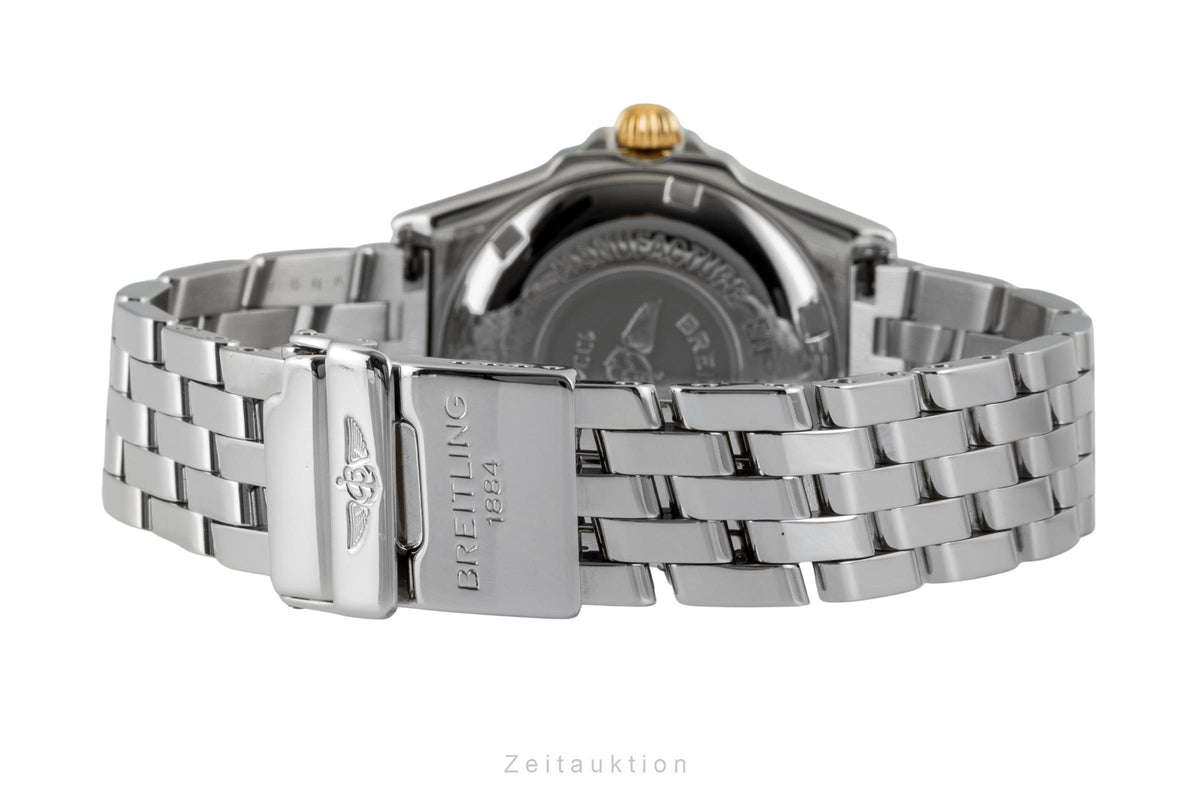 Breitling Wings Blue Dial Datum Lady Edelstahl / Gold Damenuhr Ref. B67050  [2606069]