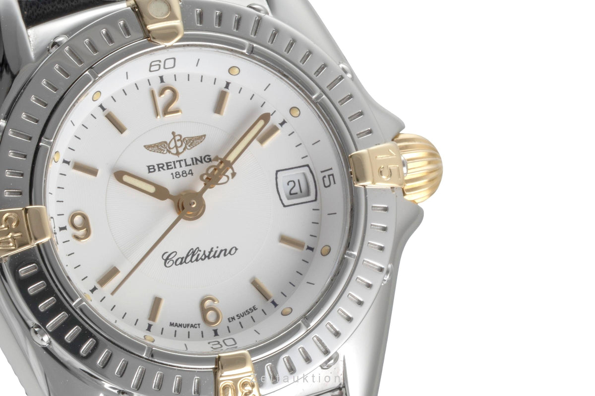 Breitling Callistino acero / oro cuarzo reloj para damas  B52045-041  [2606070]
