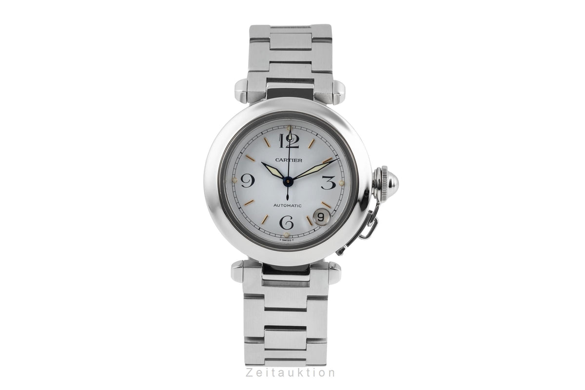 Cartier Pasha acero automático reloj para caballeros W31015M7  [2606071]