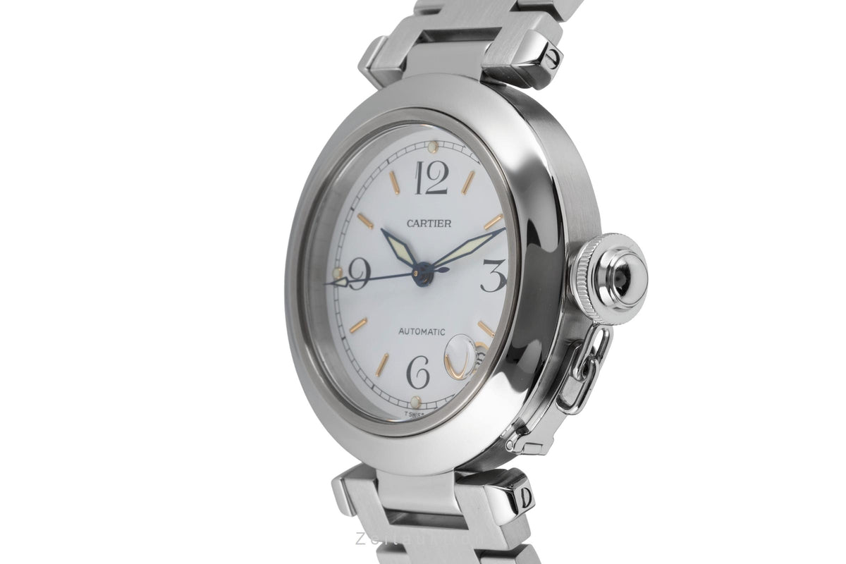 Cartier Pasha acero automático reloj para caballeros W31015M7  [2606071]