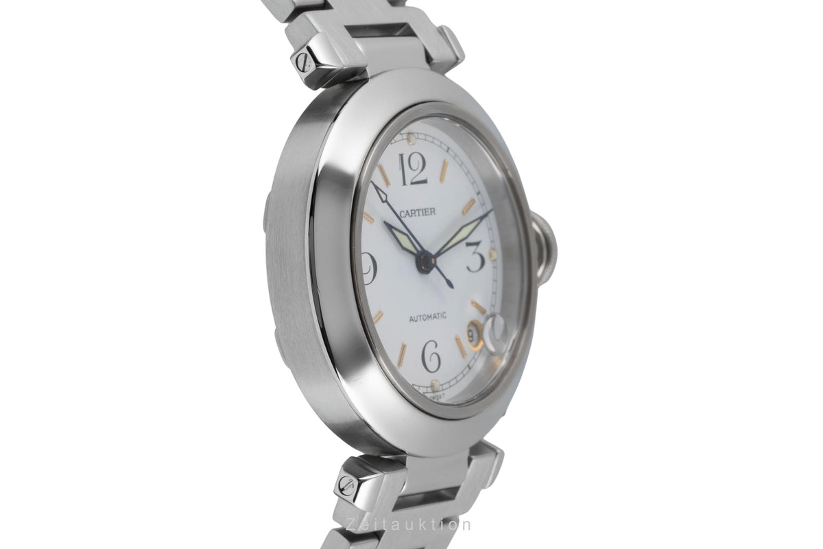 Cartier Pasha acero automático reloj para caballeros W31015M7  [2606071]