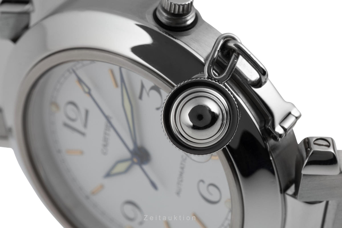 Cartier Pasha acero automático reloj para caballeros W31015M7  [2606071]