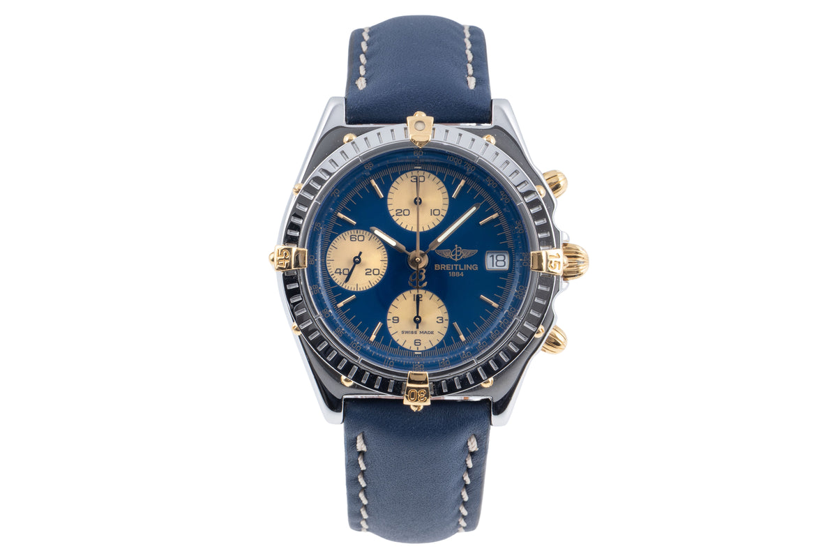 Breitling Chronomat Chronograph Stahl vergoldet Automatik Herrenuhr Ref. B13050 [2606079]