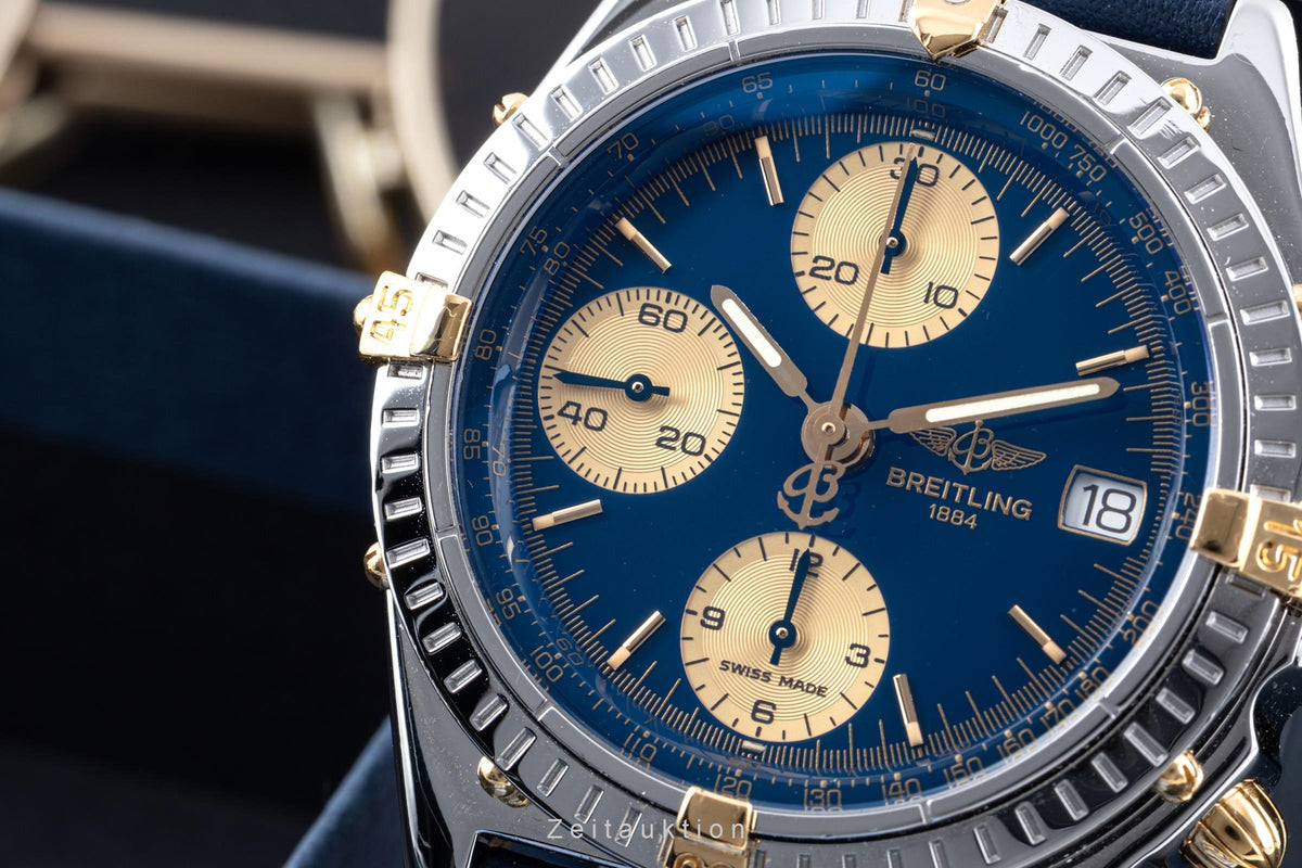 Breitling Chronomat cronografo acciaio / dorato automatismo orologio da uomo B13050  [2606079]