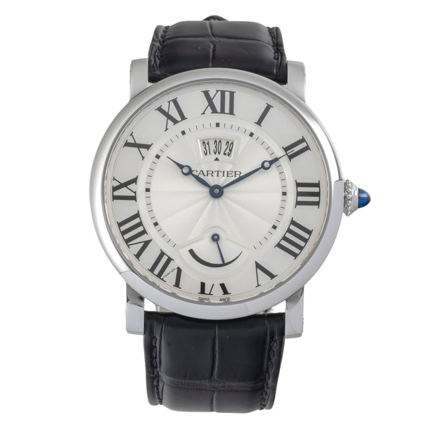 Cartier Rotonde de Cartier Stahl Handaufzug Herrenuhr Ref. W1556369 3749 [2606088]