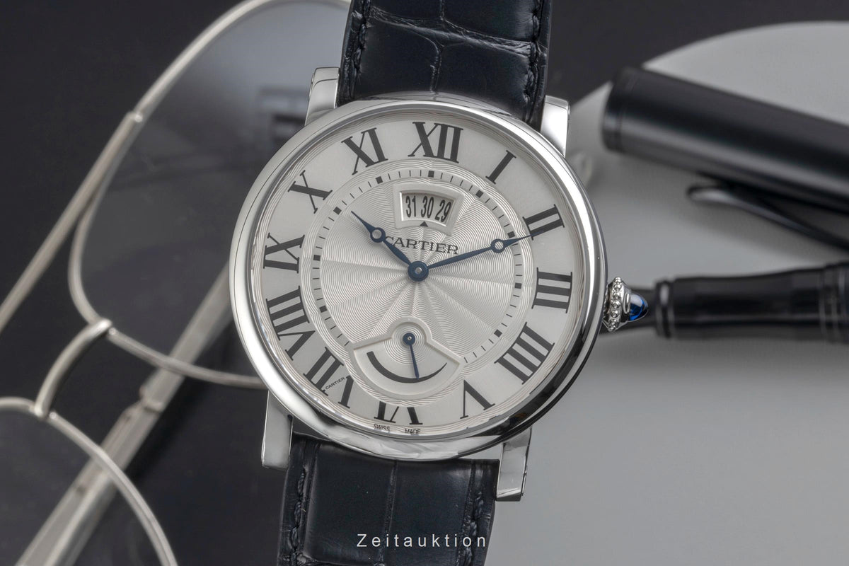 Cartier Rotonde de Cartier Stahl Handaufzug Herrenuhr Ref. W1556369 3749 [2606088]