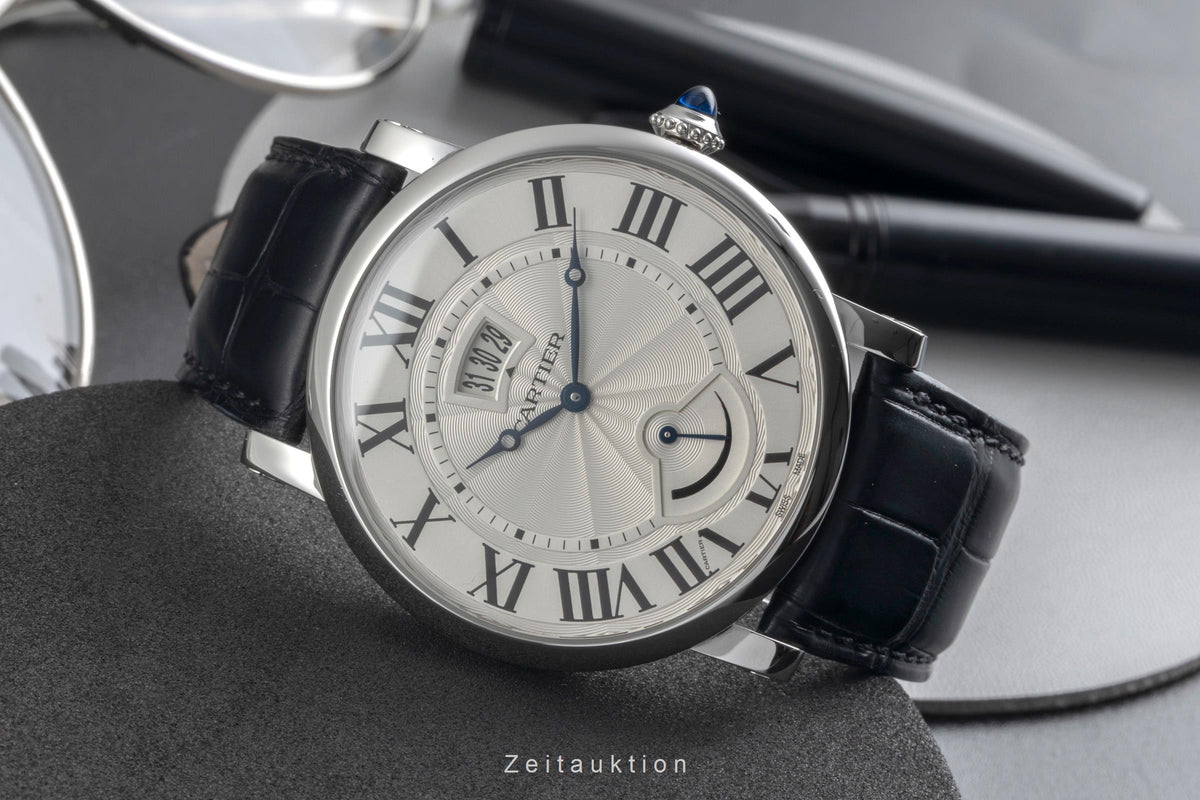 Cartier Rotonde de Cartier Stahl Handaufzug Herrenuhr Ref. W1556369 3749 [2606088]