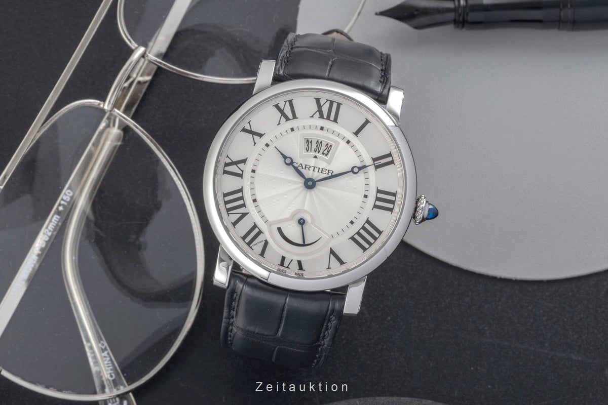 Cartier Rotonde de Cartier Stahl Handaufzug Herrenuhr Ref. W1556369 3749 [2606088]